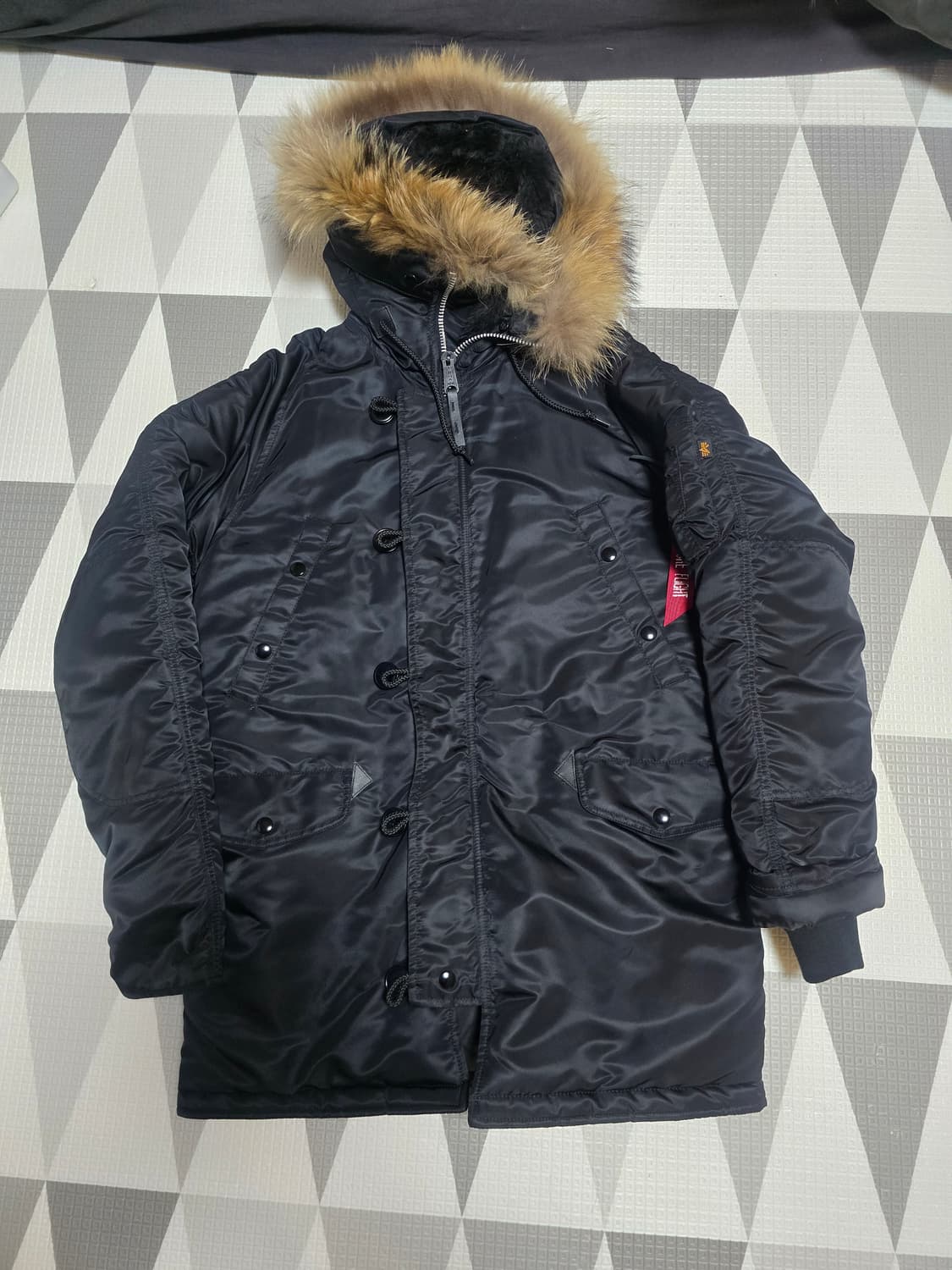 알파인더스트리 n3b 라쿤털 파카  L 상품이미지1