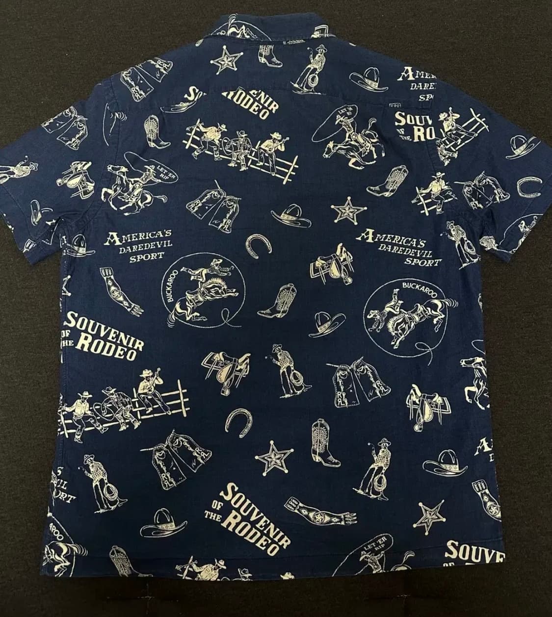 RRL 반팔셔츠 M 로데오 웨스턴 셔츠 판매 상품이미지4