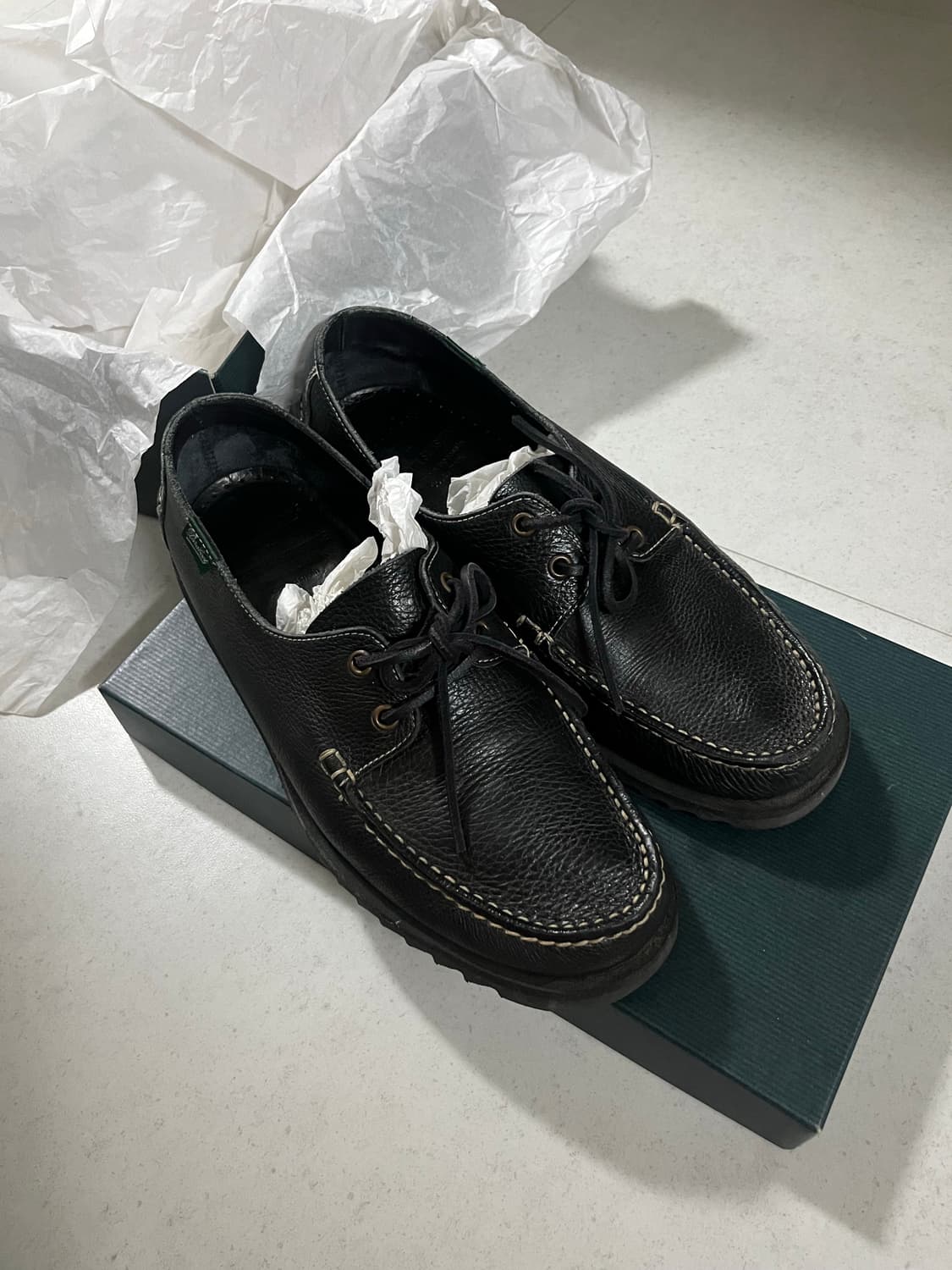 [UK8.5] 파라부트 x 캡틴선샤인 도밍구 그레인레더 상품이미지2