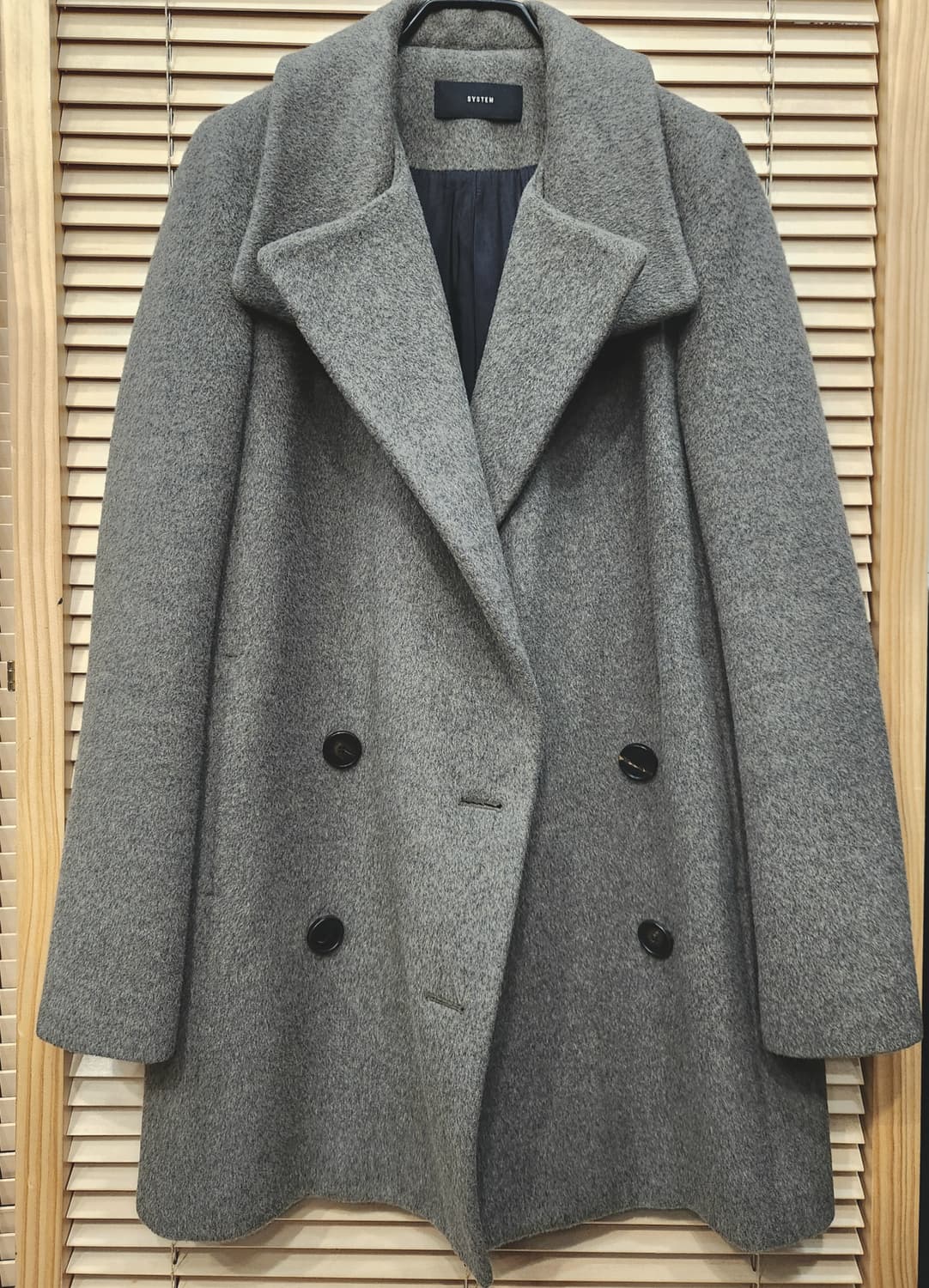 한섬 시스템 양모 더블코트XS 상품이미지1