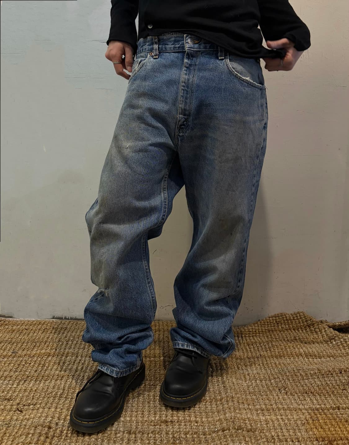 90s🇺🇸 LEVIS 505 U.S.A washing denim je 상품이미지3