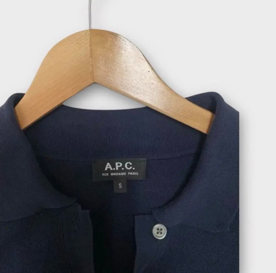 아페쎄 A.P.C. 자수 폴로 티셔츠 S 상품이미지4