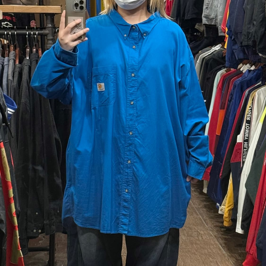 [HI] 칼하트 긴팔 셔츠 블루 상품이미지2