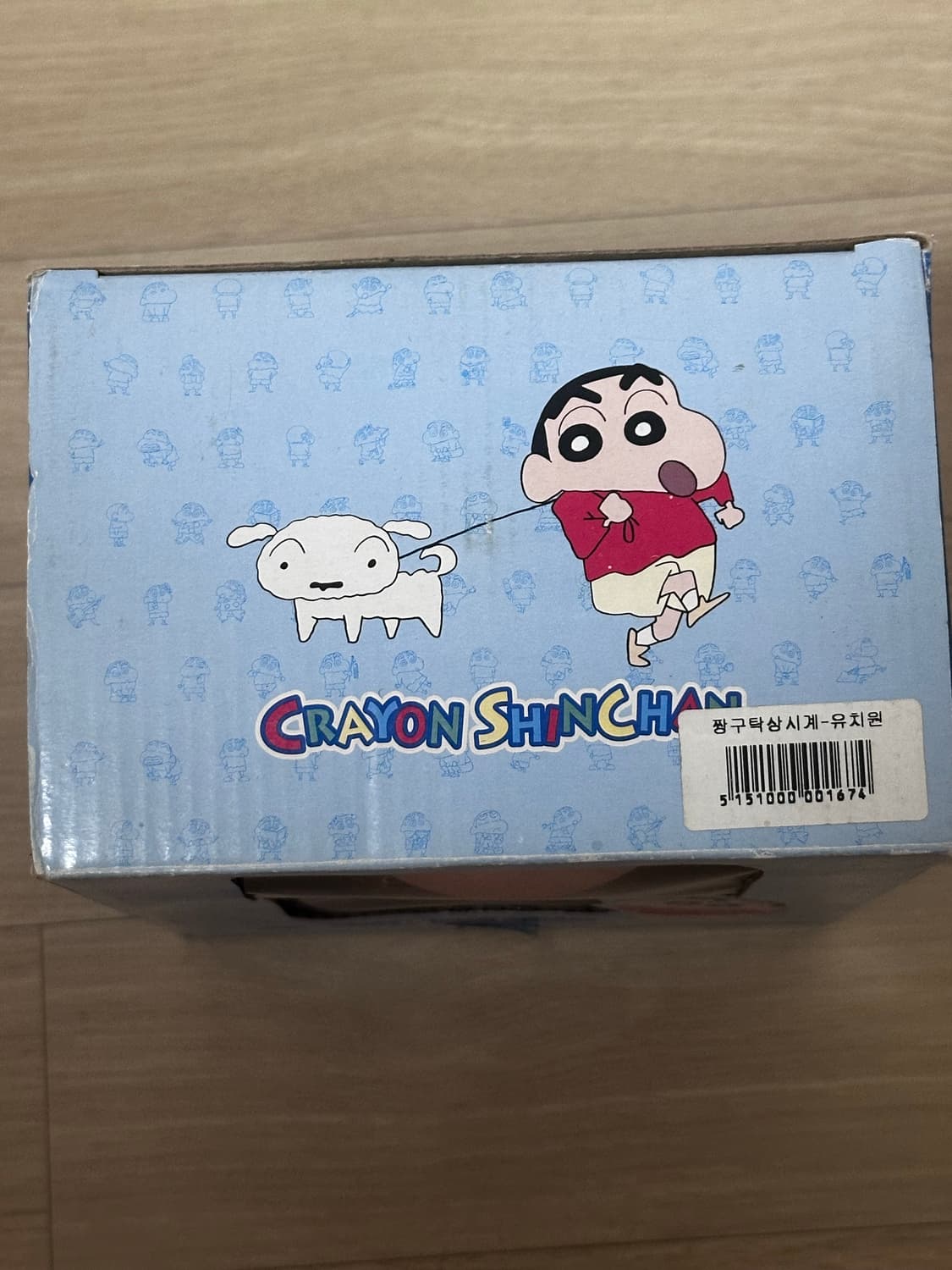 초희귀매물,미개봉,새상품,정품) 1990년 레트로 고전짱구 탁상시계 상품이미지2