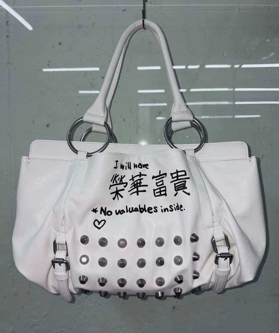 스컬프터 가방 Millionaire Tote Bag White 상품이미지1