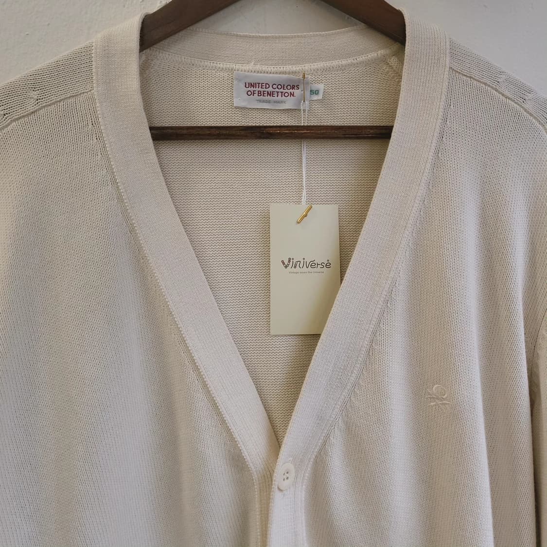 베네통 도톰 오버핏 면가디건 상품이미지4