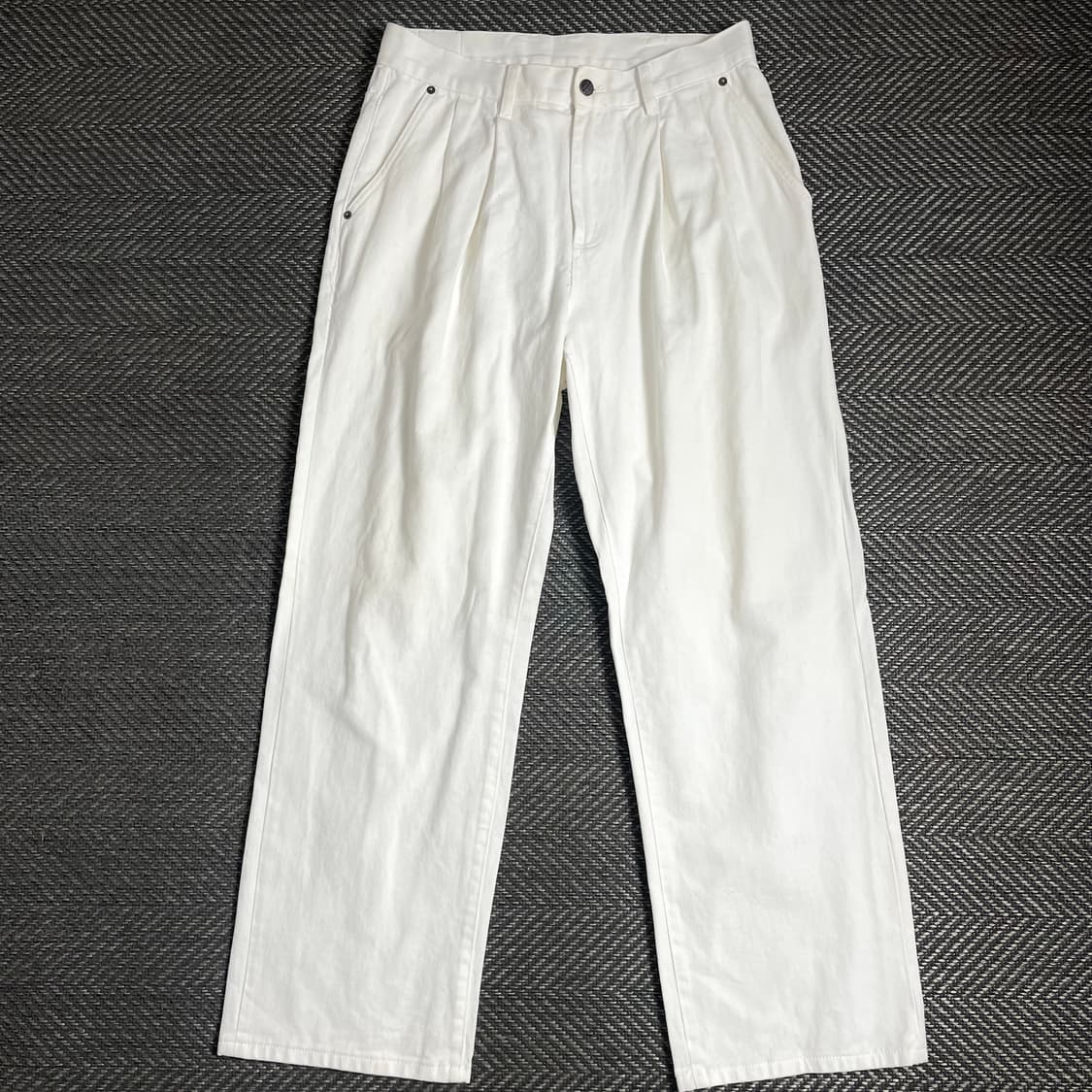 디미트리블랙 와이드 데님 팬츠 화이트o 4857 상품이미지1