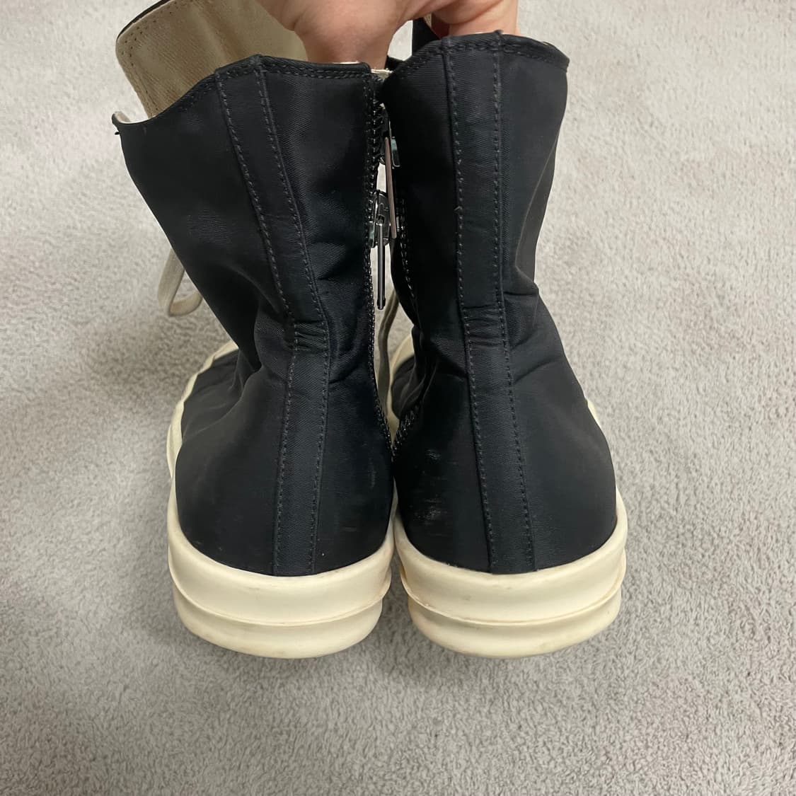 41) 릭오웬스 다크쉐도우 나일론 라몬즈 릭컨 하이탑 상품이미지4