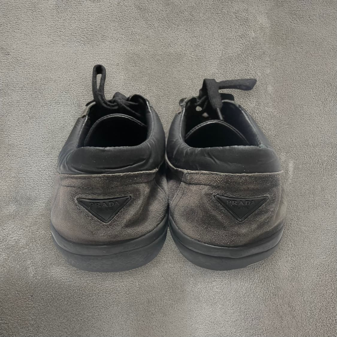 285)프라다 스웨이드 레더 스니커즈 신발 상품이미지7