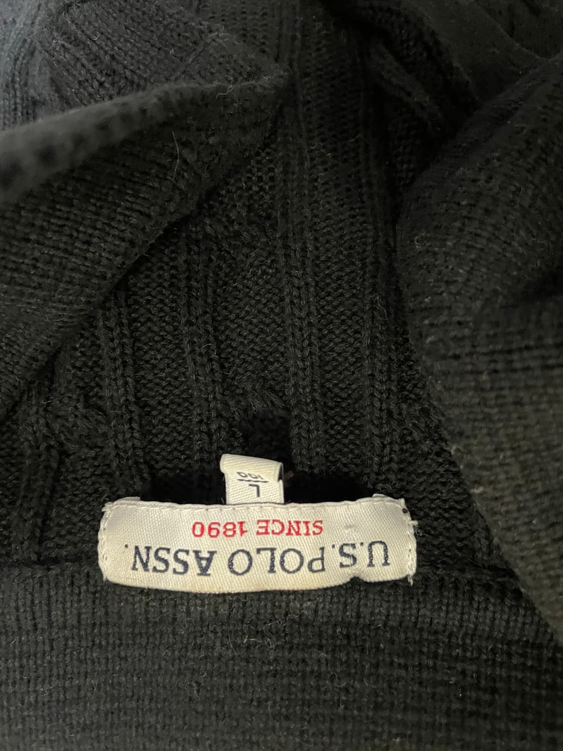 폴로 꽈배기 니트 상품이미지5