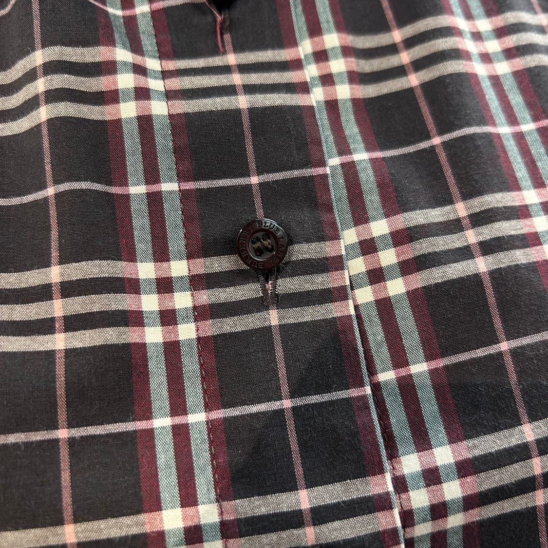Burberry Logo Embroidered check Shirts 상품이미지5