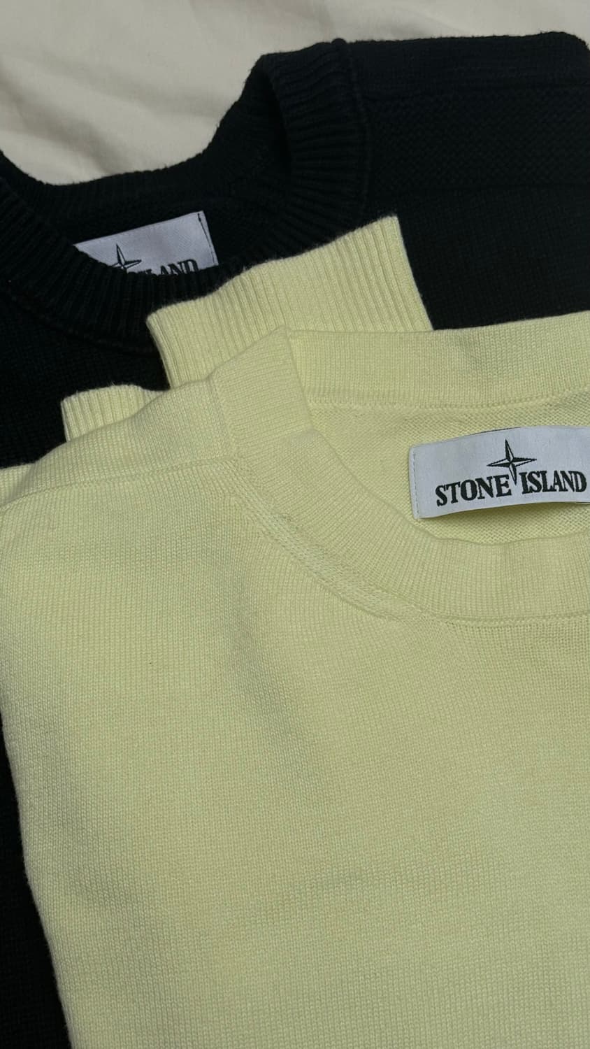 가격제안받아요 스톤아일랜드 니트 옐로우 M 상품이미지1