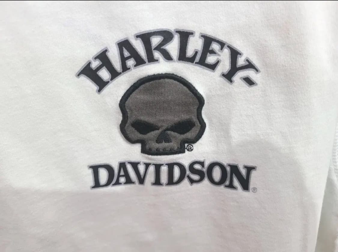 할리데이비슨 스컬 긴팔티셔츠 상품이미지2