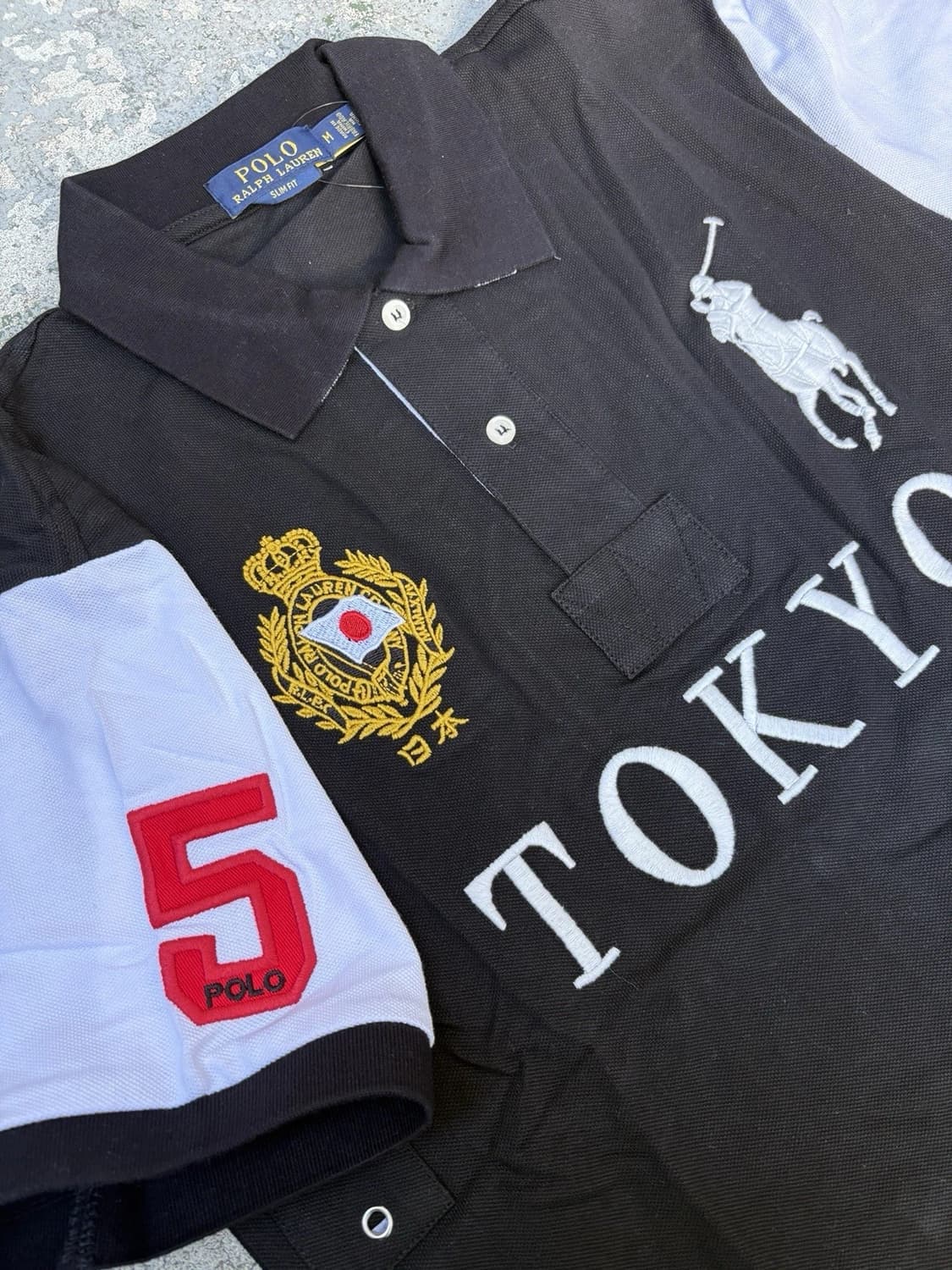 폴로 랄프로렌 빅포니 도쿄 치프키프 카라티 블랙 상품이미지2