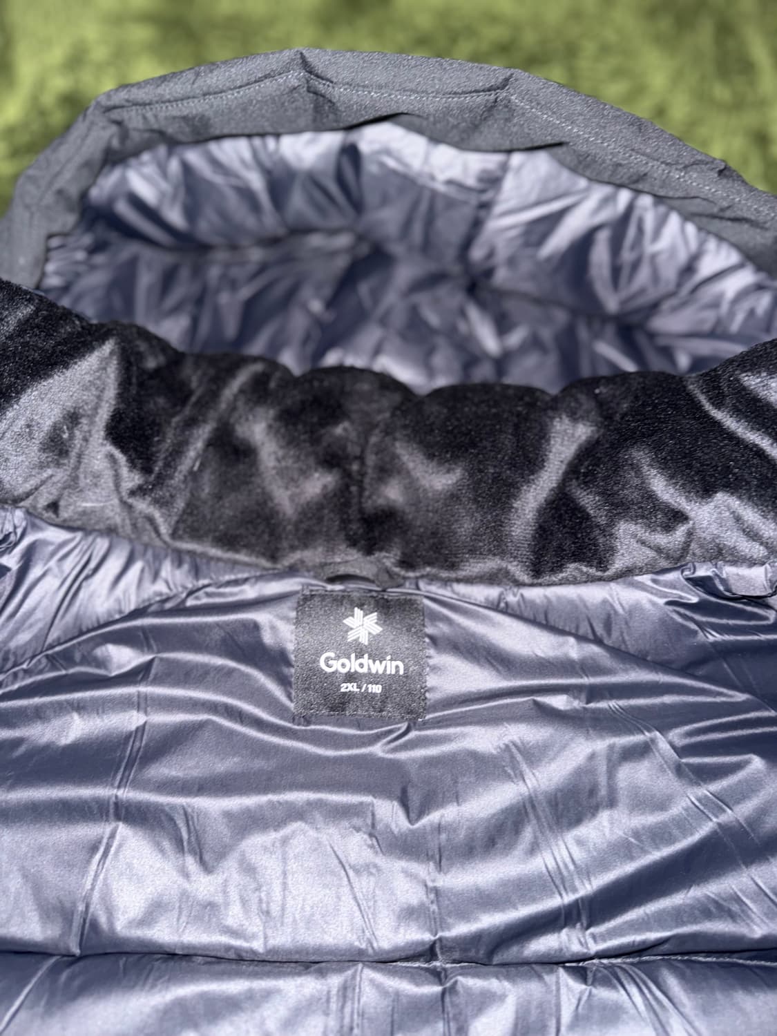 [XXL] Goldwin 골드윈 스키 하이브리드 다운 자켓 패딩 블랙 상품이미지5