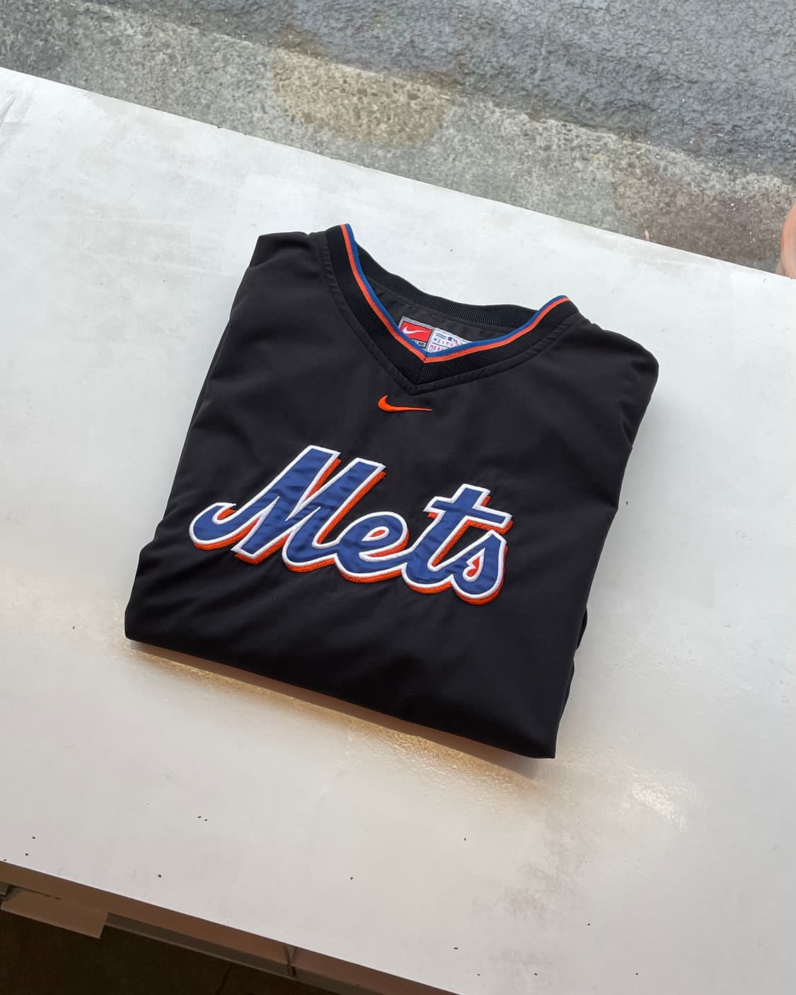 Old Nike ‘New York Mets’ warm up 나이키 웜업 상품이미지9