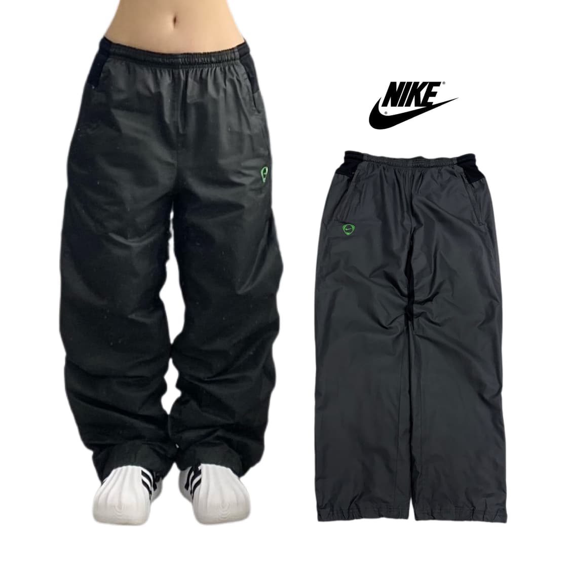 나이키 00s 스우시 올드스쿨 바람막이 트랙팬츠 상품이미지1