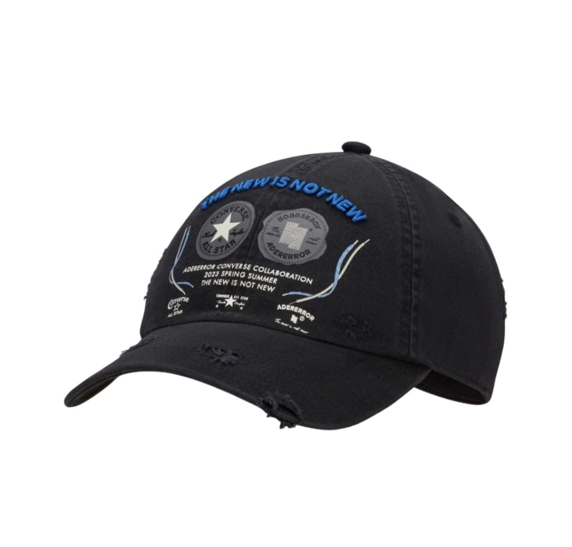컨버스 x 아더에러 베이스볼 캡 블랙 상품이미지1
