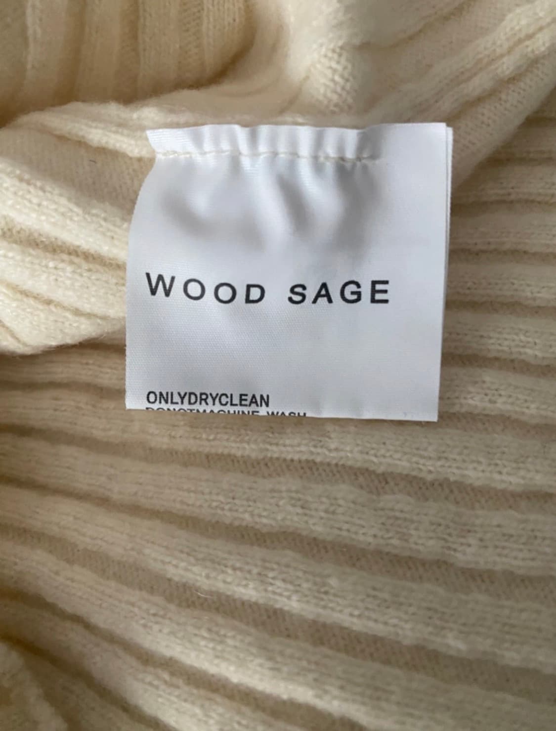 WOOD SAGE 우드세이지 골지패턴 니트(M) 상품이미지7