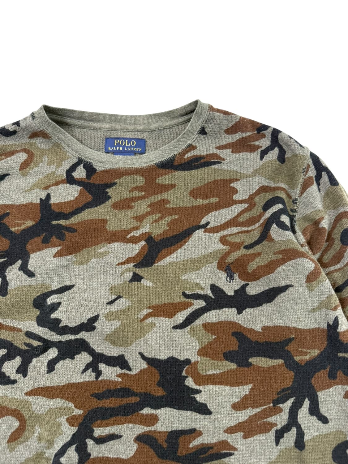 폴로 카모 와플 니트 롱슬리브 상품이미지7