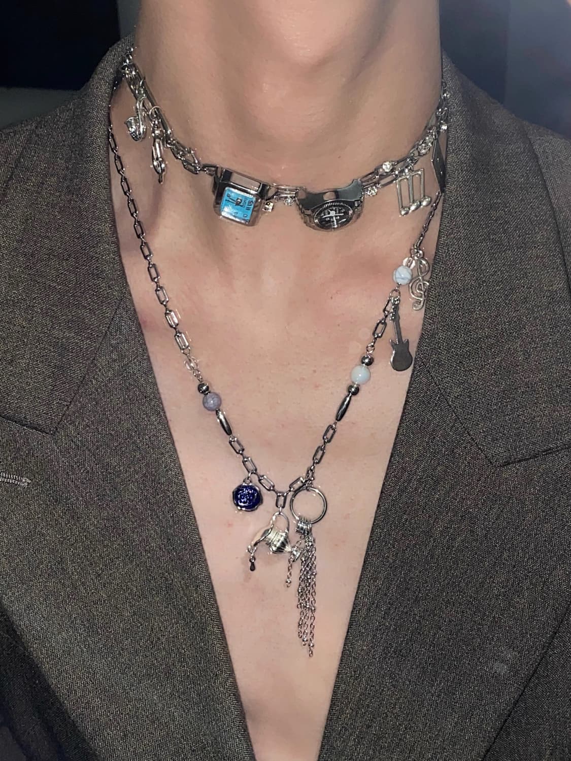 시계 참 초커 상품이미지2