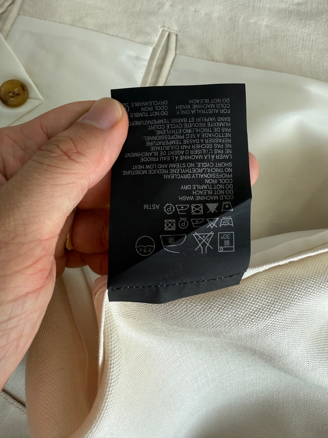 조르지오 아르마니(Giorgio Armani) 린넨 자켓(ITALY) 상품이미지8