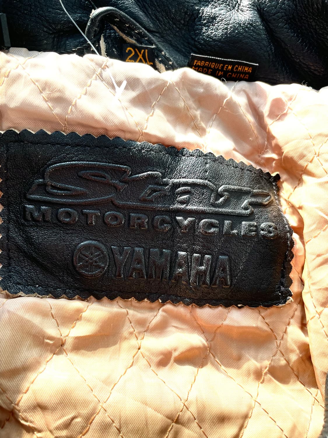 빈티지 야마하 스타모터사이클 더블라이더자켓 상품이미지9