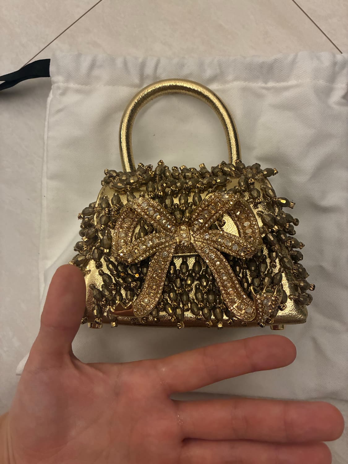 셀프포트레이트 마이크로 보우 백 상품이미지3