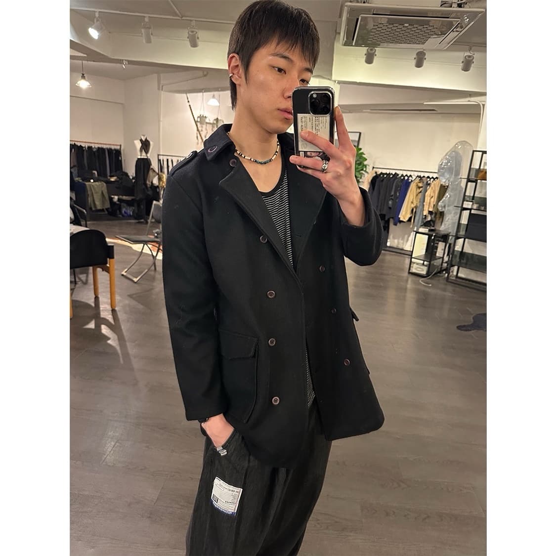 올드 스투시 피코트 상품이미지5