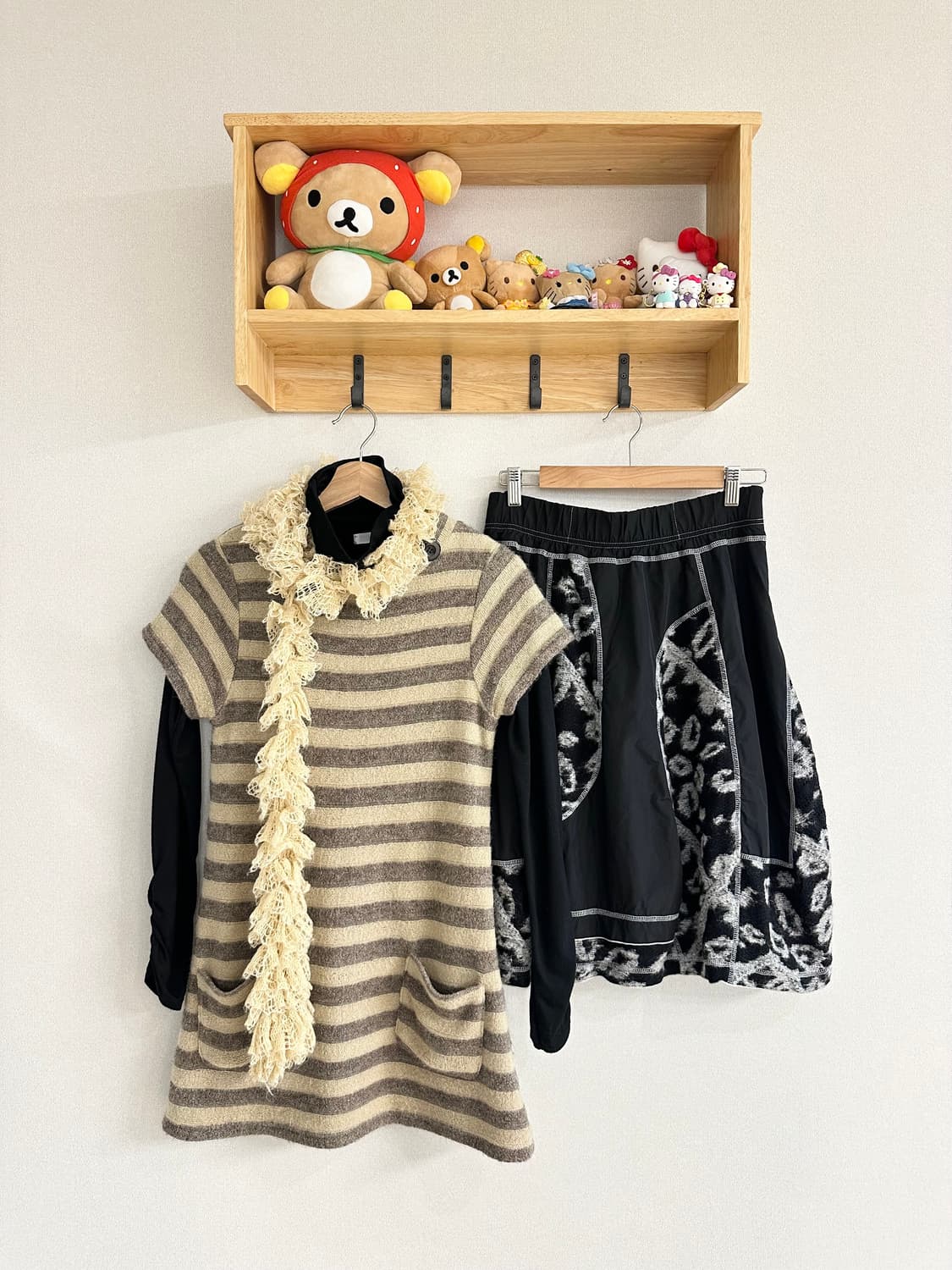 jpn 스즈코 히피 갸루 펑크 레이어드 코디세트 상품이미지1