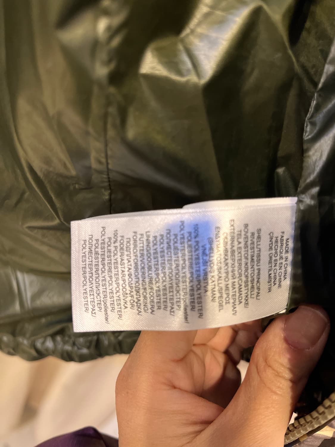 로렌 랄프로렌 우먼스 체크 패딩 M 상품이미지3