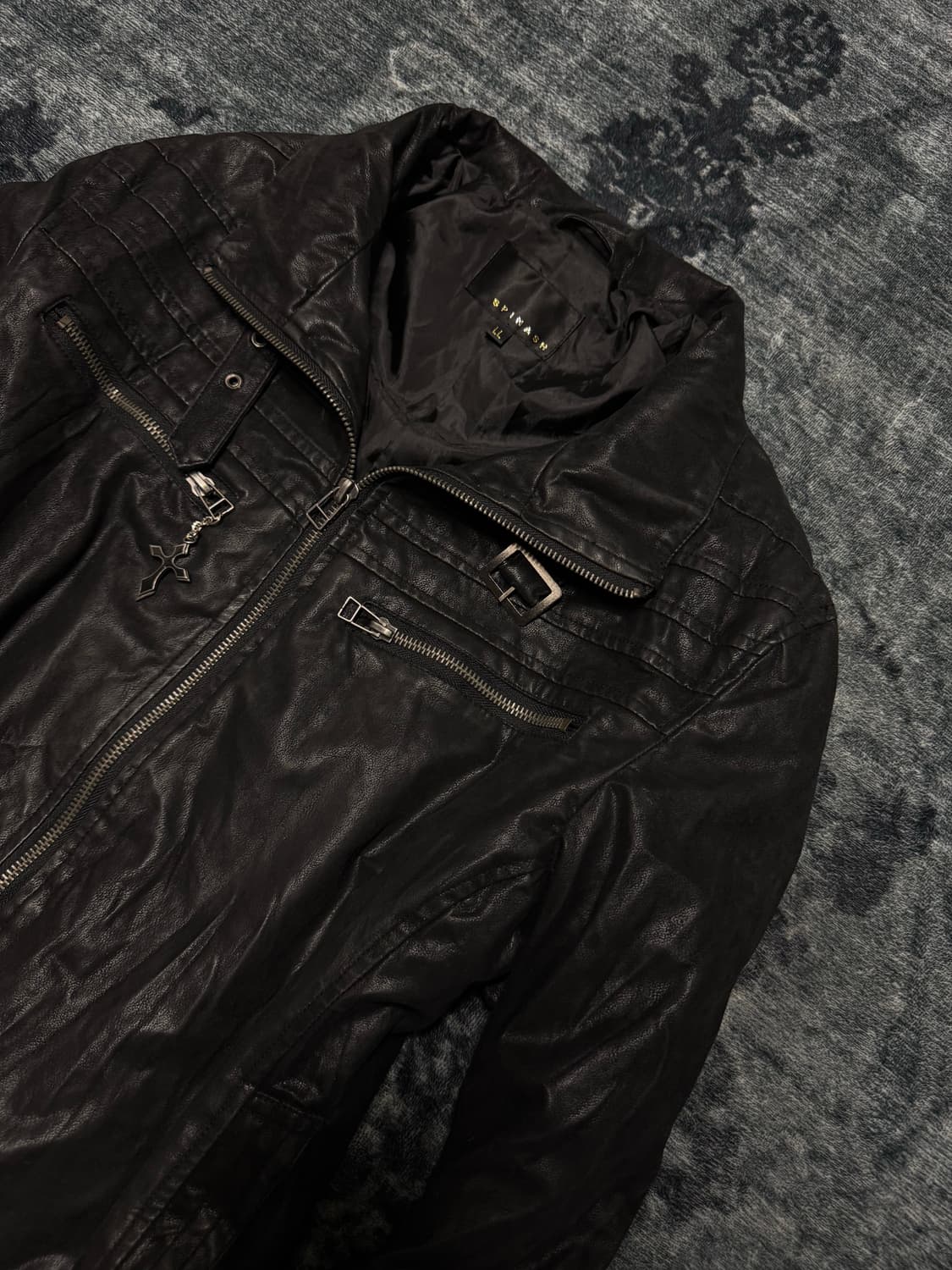 Spinash 00s cross charm coated rider jac 상품이미지3