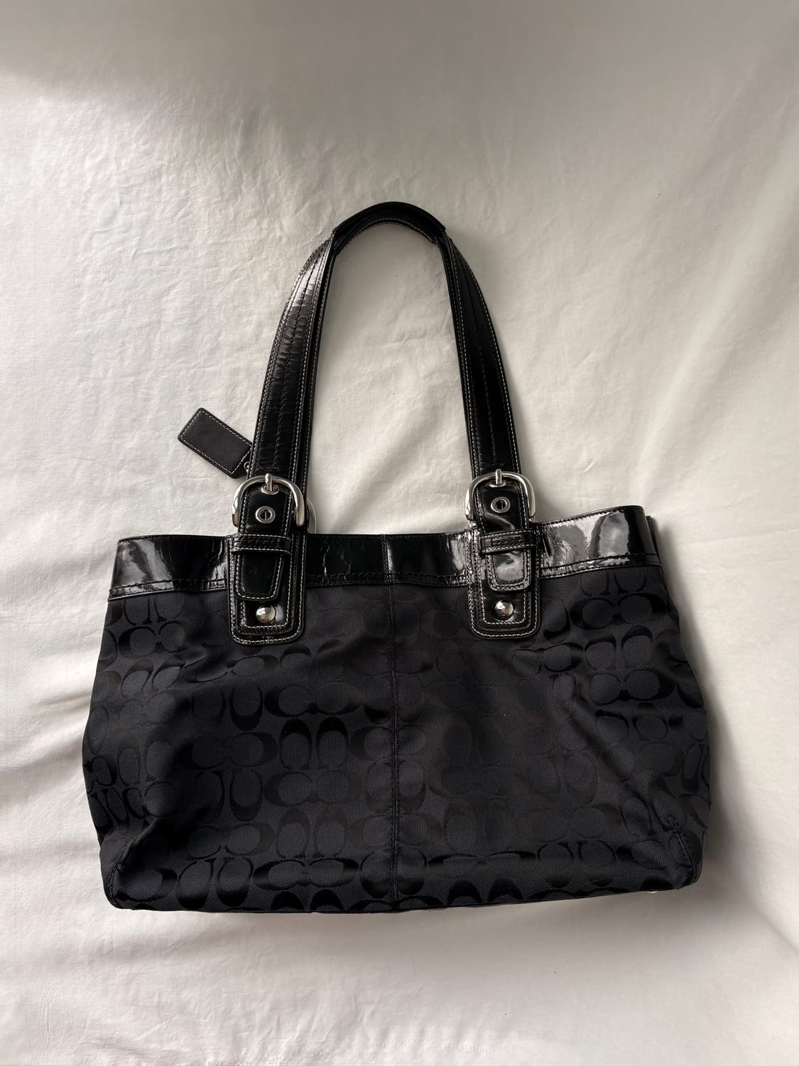 Coach black shoulder bag 상품이미지3