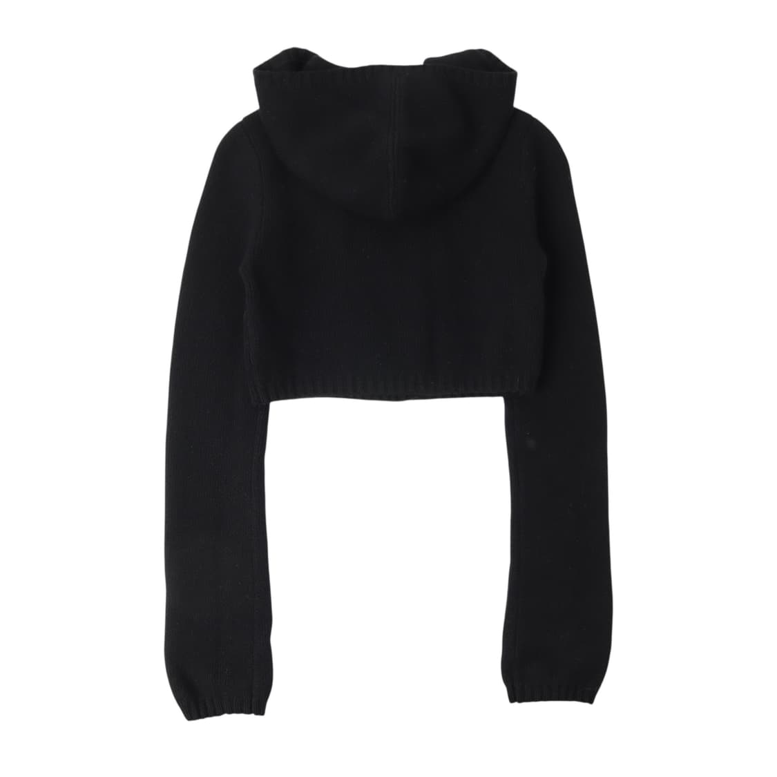 폴로진스 후디드 크롭 더블 울 니트 가디건 상품이미지5