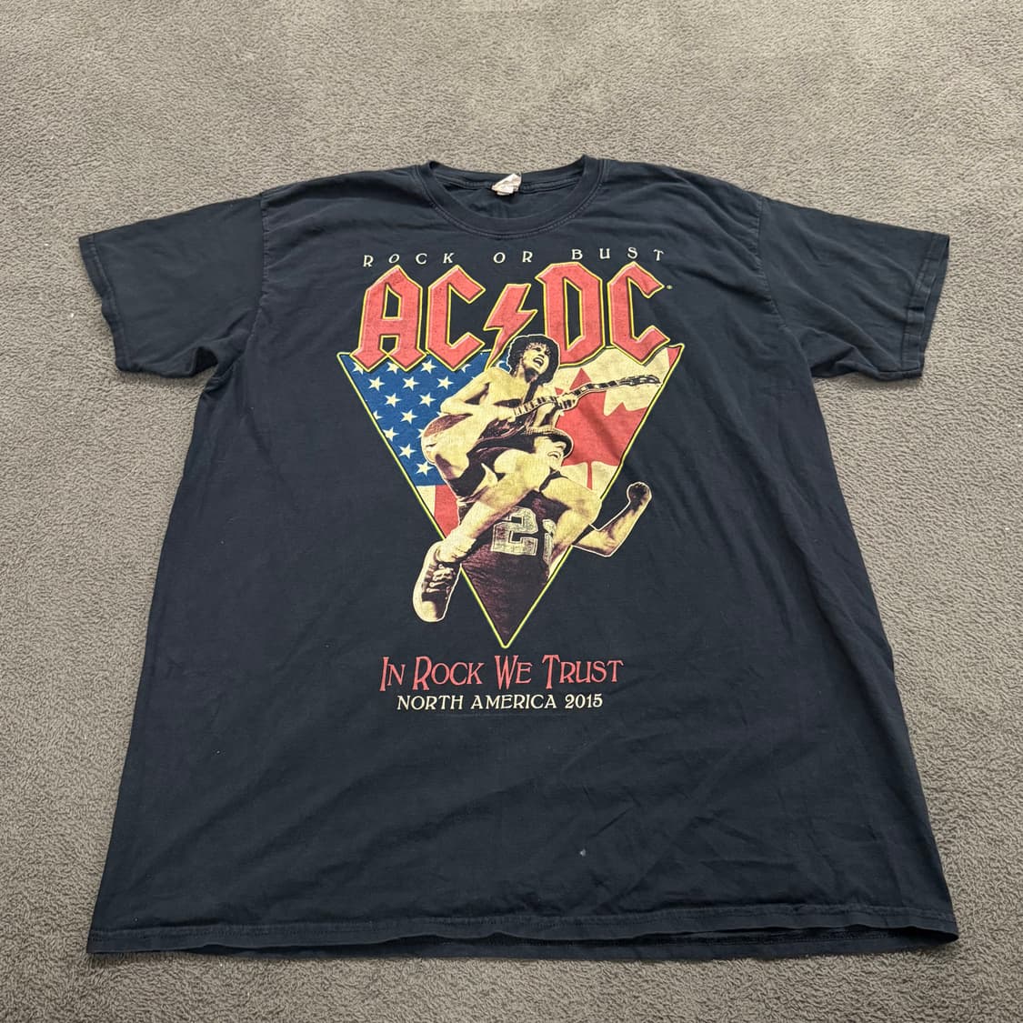 [정품/XL] ACDC Rock or Bust 반팔티셔츠 락티 c1 상품이미지2