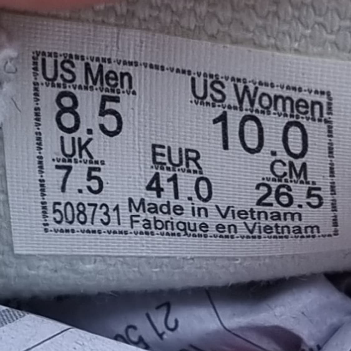 반스 체커보드 오렌지 남성슬립온265 상품이미지6