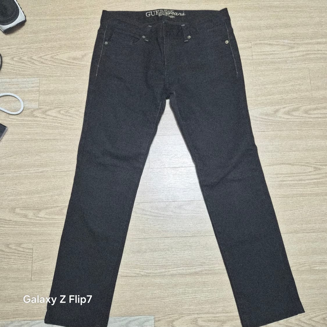 게스 금장 블랙 데님 상품이미지1