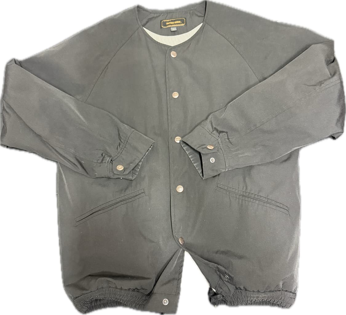 유니폼브릿지 no collar coach jacket 블랙 상품이미지2