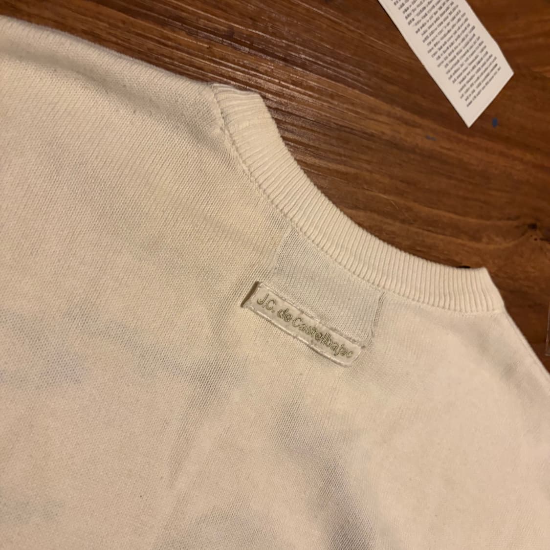 90s Castel Bajac sport big jacquard knit 상품이미지4