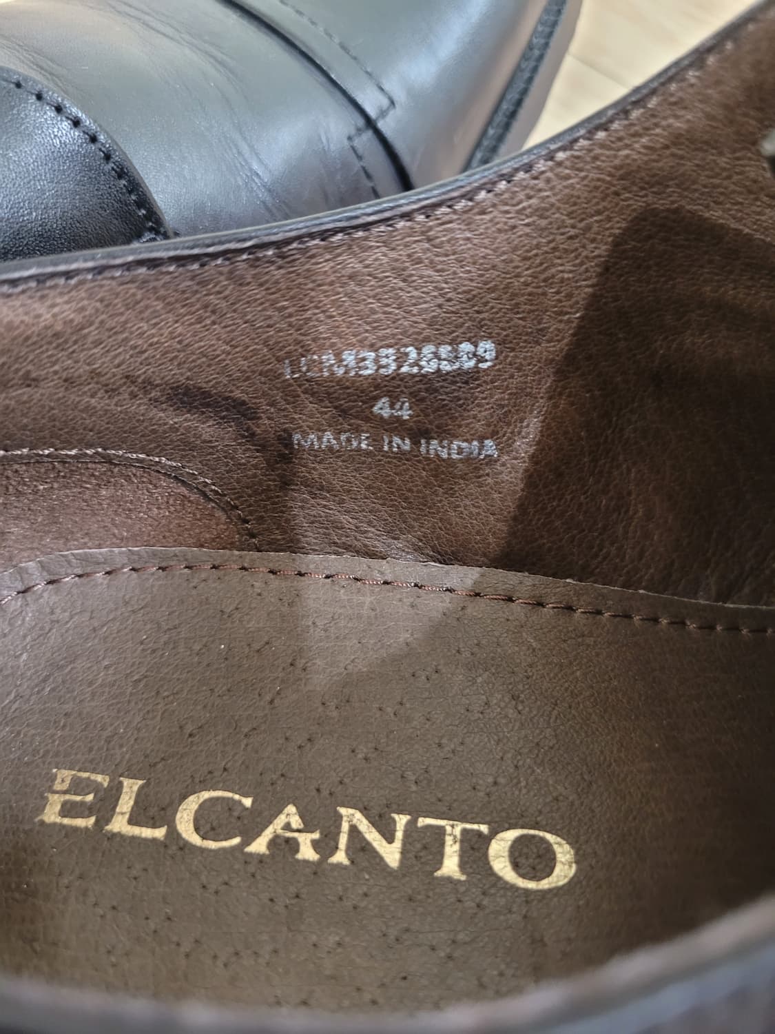 엘칸토 ELCANTO 스트레이트팁 더비 285 블랙 상품이미지8