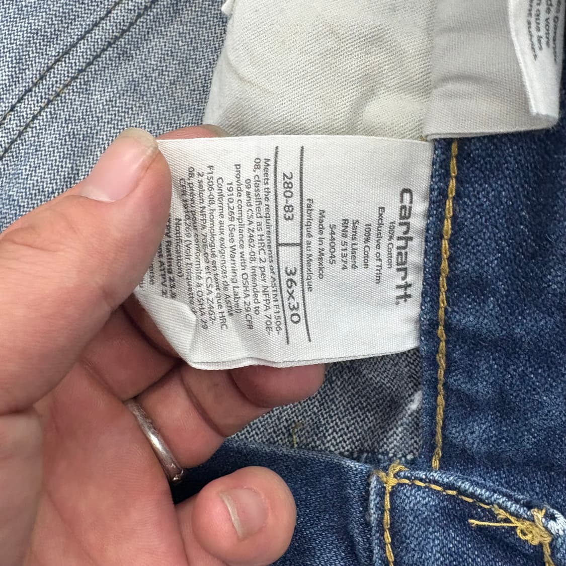 (36)칼하트데님FR 상품이미지5