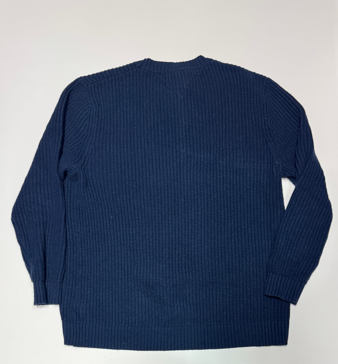 타미 Tommy 진스 귀여운 와플 니트 XL 네이비 상품이미지2