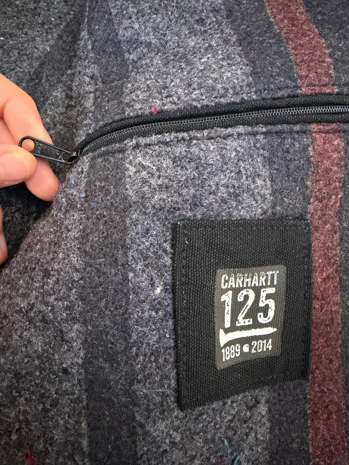 칼하트 OG 디트로이트 워크자켓 j001 블랙 상품이미지6