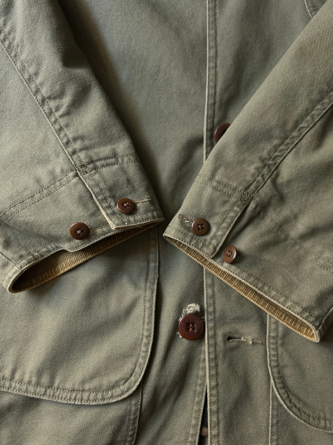 [2XL]엘엘빈 USA 체크 랴이닝 카키 헌팅 자켓 상품이미지5