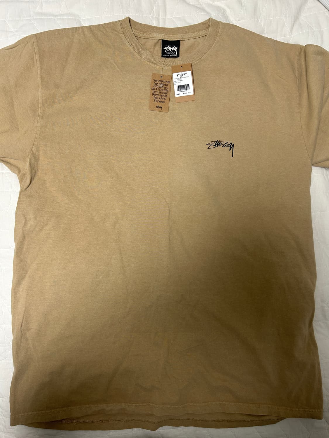 스투시 SMOOTH STOCK TEE PIGMENT DYED 티셔츠 상품이미지1