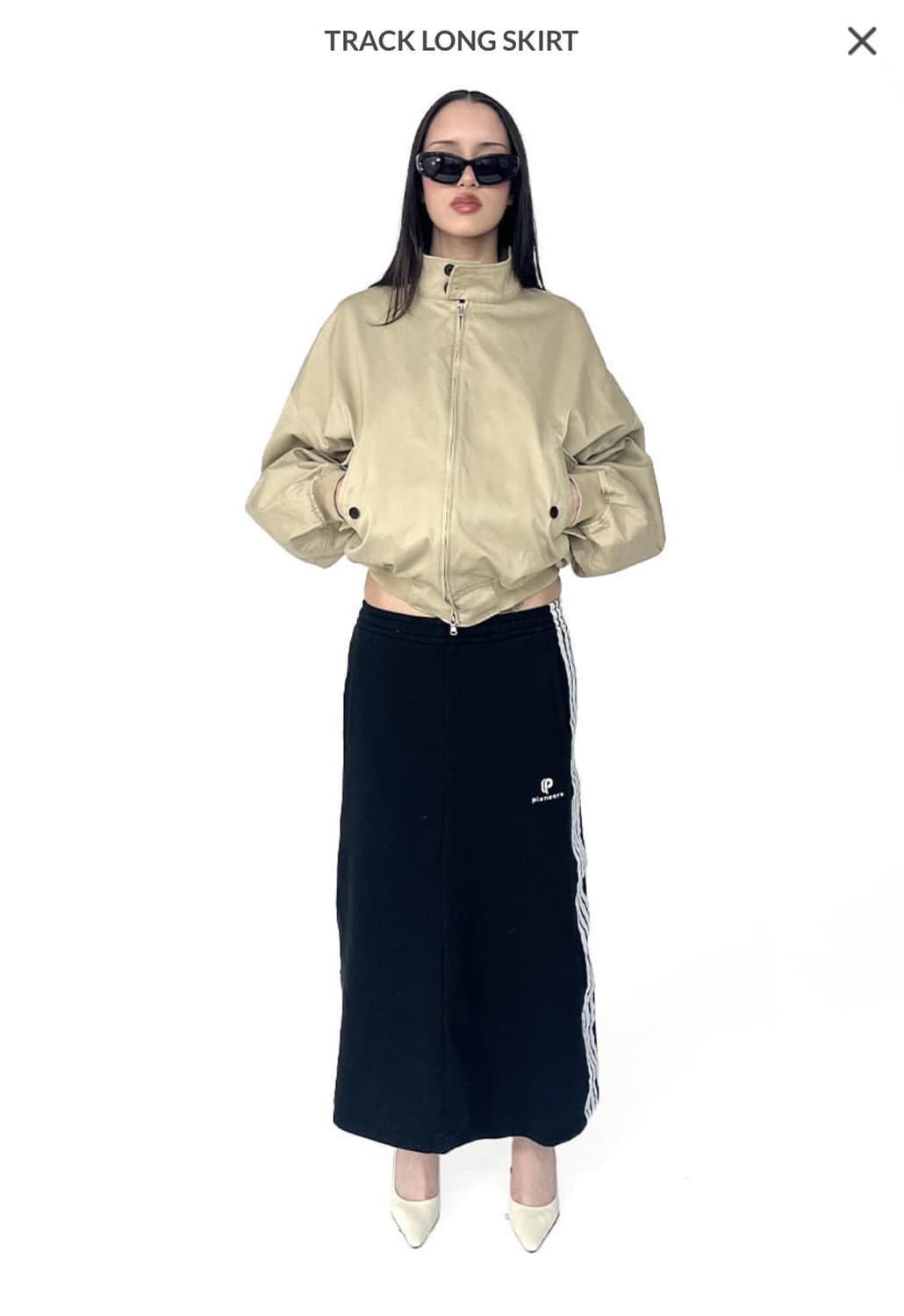 Pioneers track long skirt 상품이미지2