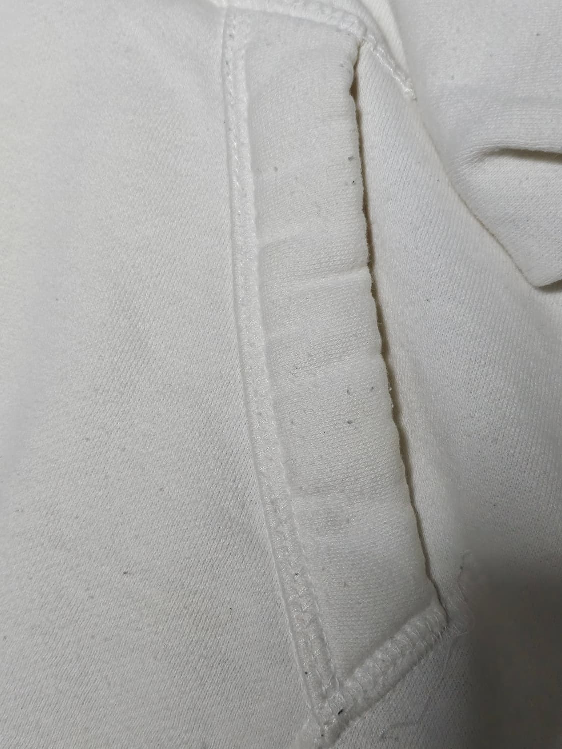 후아유 자수 후드 집업 화이트 S 상품이미지3