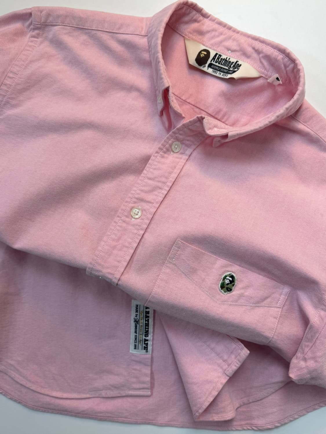 베이프 사루 헤드 옥스포드 셔츠  상품이미지1