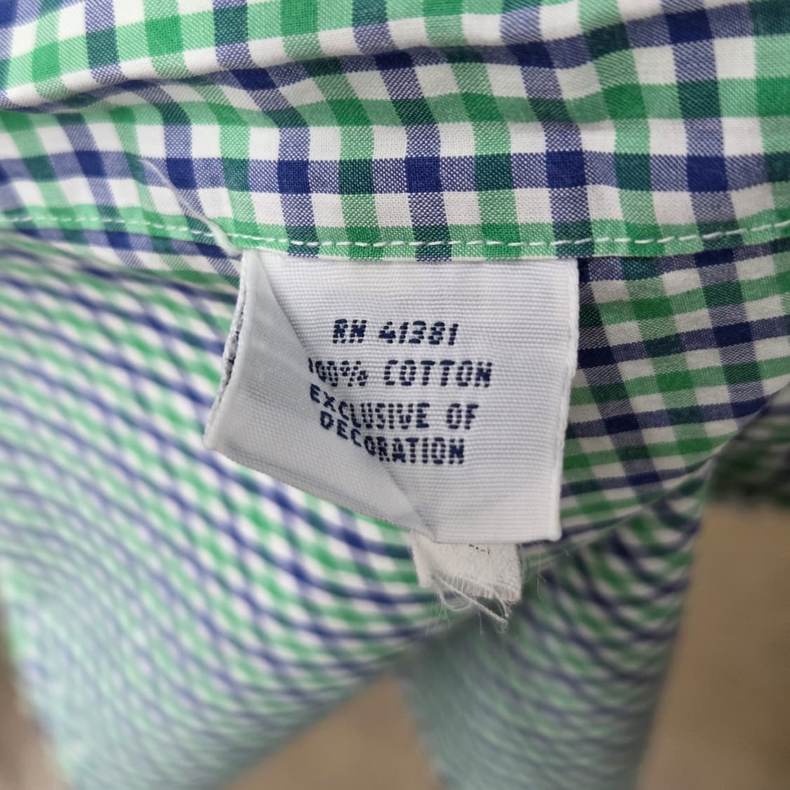 폴로랄프로렌 버튼다운 체크셔츠 M 상품이미지4