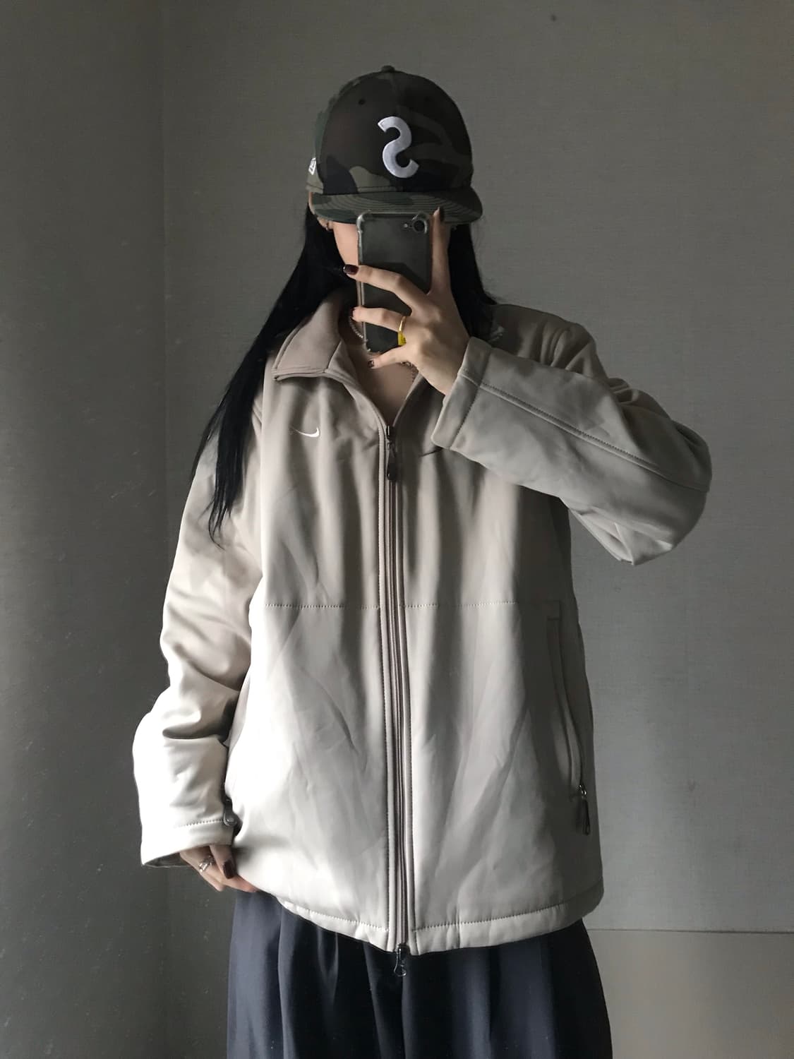 나이키 베이지 패딩 상품이미지3